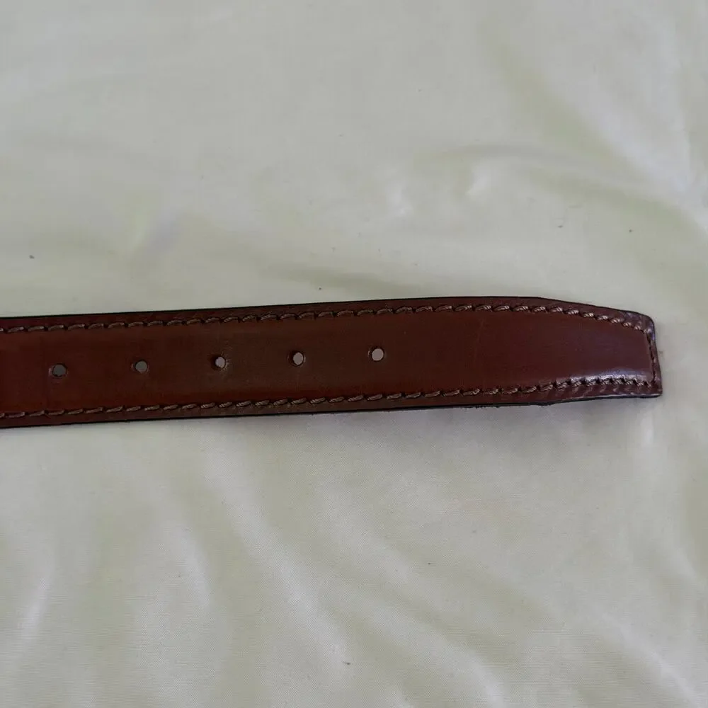 Paul Lawrence Brown Genuine Italian Leather Belt Men's 35